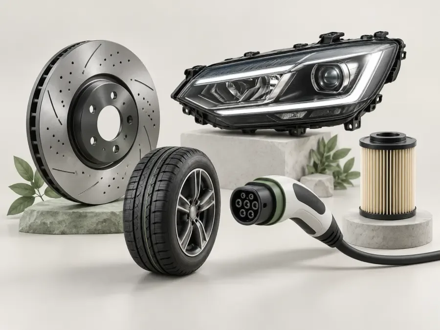 Automotive & mobiliteit — 3D-categorieillustratie